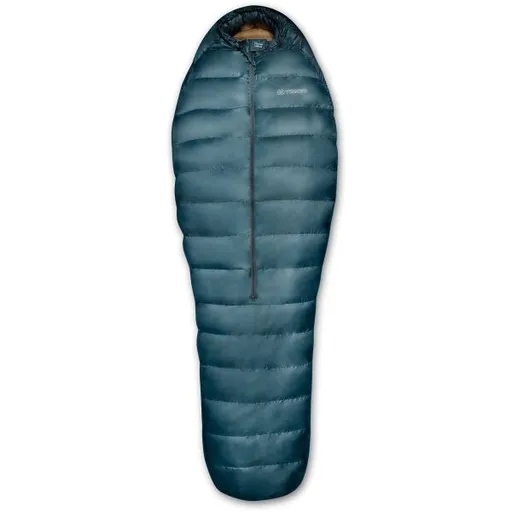TRIMM NORD 350 Mumiový spací pytel, tmavě modrá, velikost 210 cm - zip uprostřed