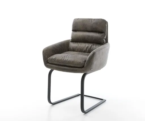 Jídelní židle Abelia-Flex s područkami šedá vintage konzolová