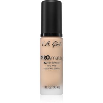 L.A. Girl Cosmetics PRO. Matte HD dlouhotrvající make-up s matným efektem odstín Beige 30 ml