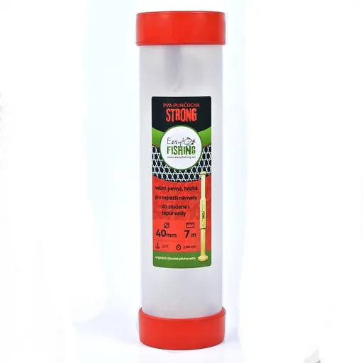 EasyFISHING PVA punčocha komplet Strong 7m - 40mm,EasyFISHING PVA punčocha komplet Strong 7m - 40mm