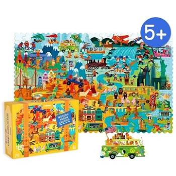 Mideer puzzle set cesty kolem světa - Severní Amerika (6936352531142)