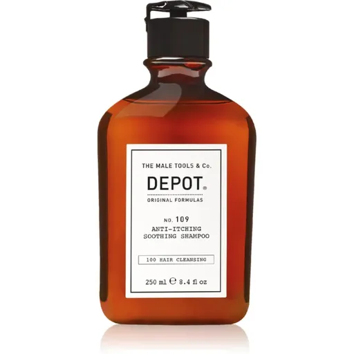 DEPOT 100 HAIR CLEANSING NO. 109 ANTI-ITCHING SOOTHING SHAMPOO zklidňující šampon pro všechny typy vlasů 250 ml