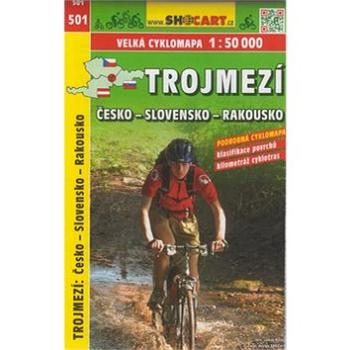 Trojmezí Česko-Slovensko-Rakousko cyklomapa 1:50 000: 501 (978-80-7224-666-3)