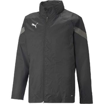 Puma TEAMFINAL ALL WEATHER JACKET Férfi kabát focihoz, fekete, méret