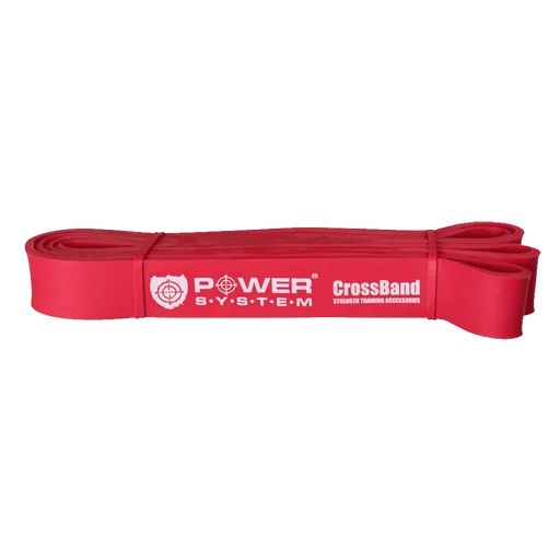 Power System Posilovací guma Cross Band - červená