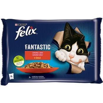 Felix Fantastic s hovězím a kuřetem v želé  4 x 85 g (7613039778074)