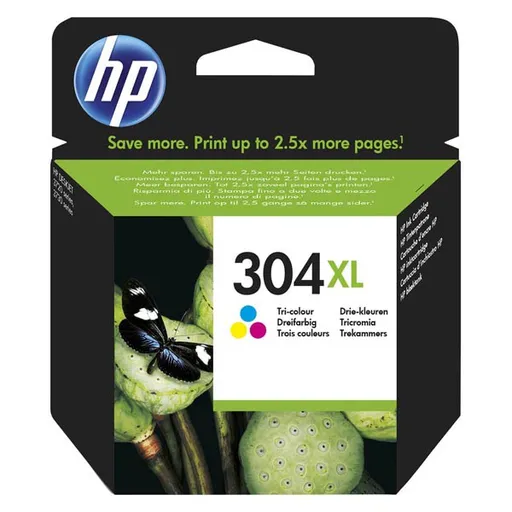 HP N9K07AE - originální cartridge HP 304-XL, barevná, 7ml
