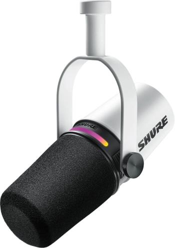 Shure MV7+ -W USB mikrofon