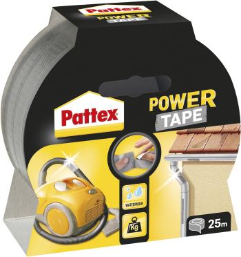 Lepicí páska PATTEX Power Tape stříbrná, 5 cm × 25 m