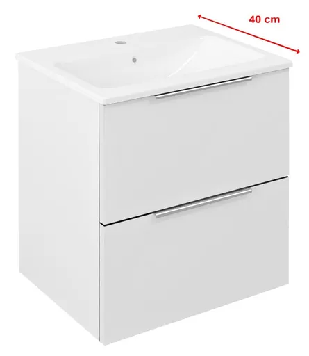 SAPHO CIRASA umyvadlová skříňka 48x54x39cm, bílá lesk