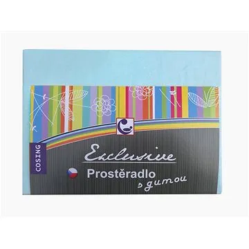 COSING Bavlněné prostěradlo 120 × 60 cm modrá (8595608802276)