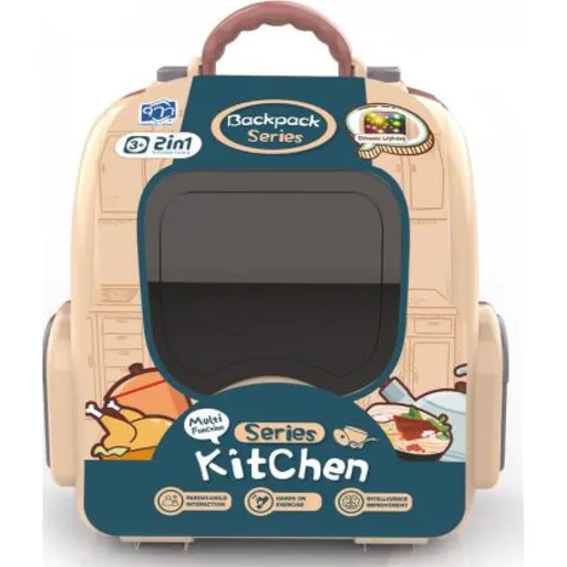 Alltoys Kuchyňská sada 2 v 1 se světlem v batůžku