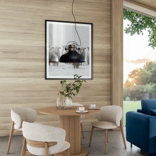 Stealle 40x130x40cm závěsná 1 černý