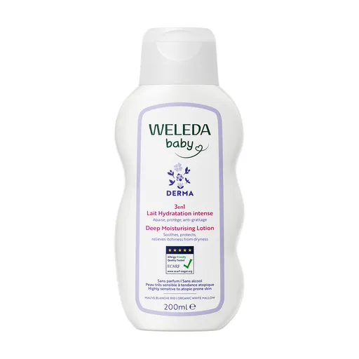Weleda Hydratační mléko 3v1 Derma (Deep Moisturising Lotion) 200 ml