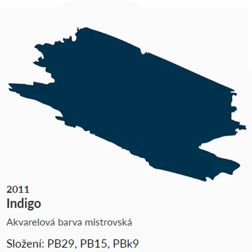 Akvarelová barva Umton 2,6ml – 2011 indigo