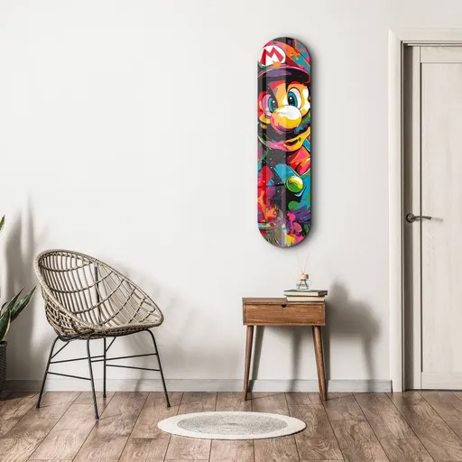 Dekorativní obraz z tvrzeného skla Mario Fan Art