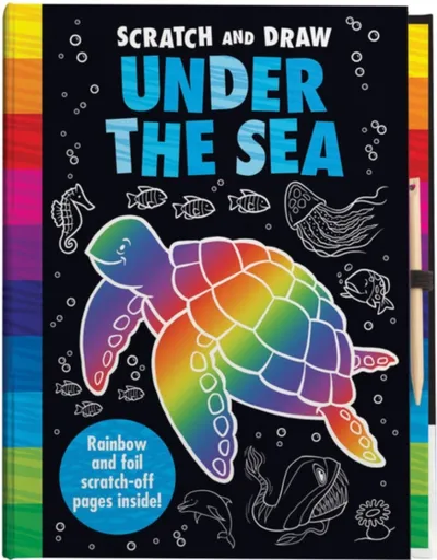 Scratch & Draw Ocean Animals - Scratch Art Activity Book - Linn Susie