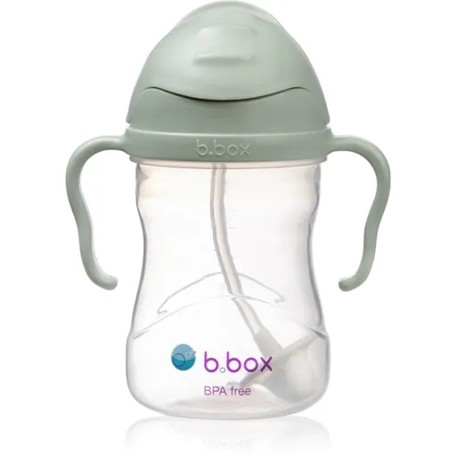 B.Box Gelato Cup hrnek s brčkem Sage 240 ml