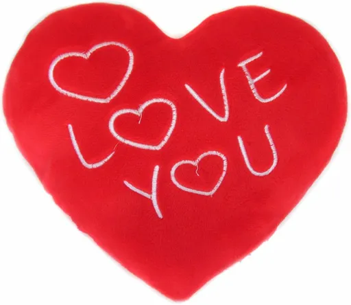 Plyšové srdce love you 20 cm