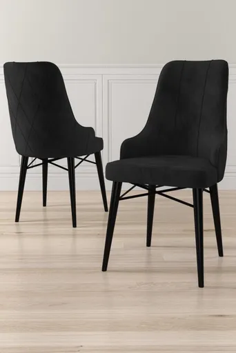 Sada židlí (2 kusy) Neta - Black