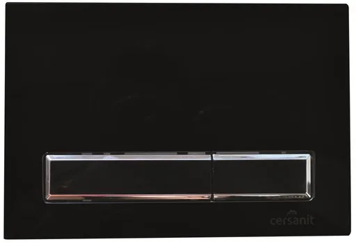 CERSANIT TLAČÍTKO K SYSTÉMU HI-TEC LESKLÉ ČERNÉ (K97-258) 2. jakost
