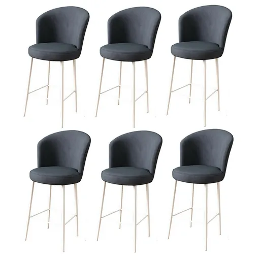 Sada barových židlí Fora Anthracite and White, 6 ks, 6 ks