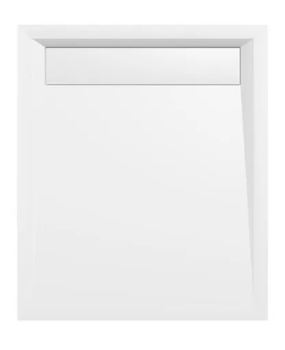 POLYSAN VARESA sprchová vanička z litého mramoru se záklopem, obdélník 110x90cm, bílá 72938