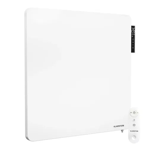 Klarstein Wonderbeam 450 Hybride, infračervený ohřívač, 60 x 60 cm, 450 W, týdenní časovač, dálkové ovládání