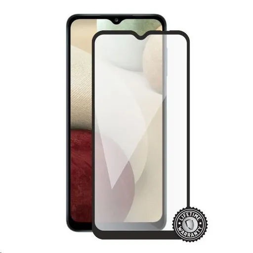 Screenshield ochrana displeje Tempered Glass pro SAMSUNG Galaxy A12 (A125) (full COVER), černá