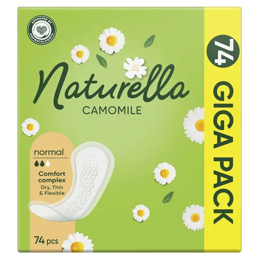 Naturella Slipové vložky Normal Camomile 74 ks