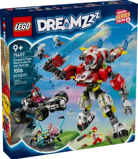Cooperův tygří robot a Zerův hot rod - LEGO® DREAMZzz™ (71497)