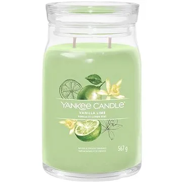 YANKEE CANDLE Signature sklo 2 knoty Vanilla Lime 567 g (5038581129051)
