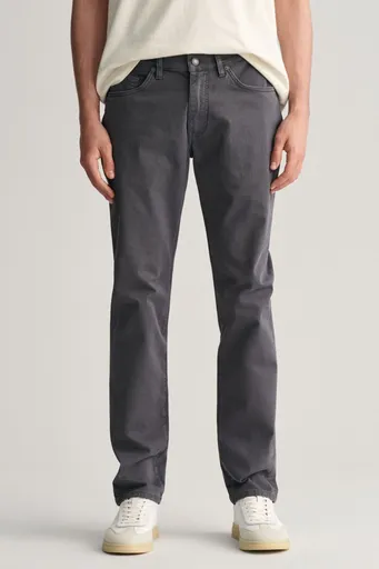 DŽÍNY GANT SLIM DESERT JEANS ANTRACITE