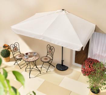 Haushalt international Slunečník obdélníkový ke stěně, přírodní