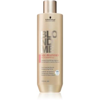 Schwarzkopf Professional Blondme All Blondes Rich vyživující šampon pro hrubé vlasy 300 ml