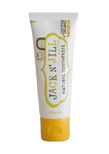 Jack N' Jill Organic Banana dětská zubní pasta 50 g