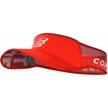 Compressport VISOR ULTRALIGHT Běžecký kšilt, červená, velikost