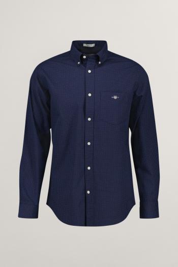 KOŠILE GANT REG MICRO PRINT SHIRT EVENING BLUE