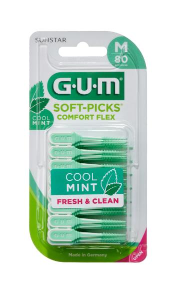 GUM Soft-Picks Regular Comfort Flex Mint, ISO 1, 80 ks