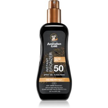 Australian Gold Spray Gel Sunscreen With Instant Bronzer bronzující sprej SPF 50 237 ml