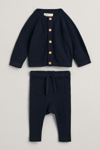 DĚTSKÝ SET GANT CARDIGAN AND PANT GIFT SET EVENING BLUE