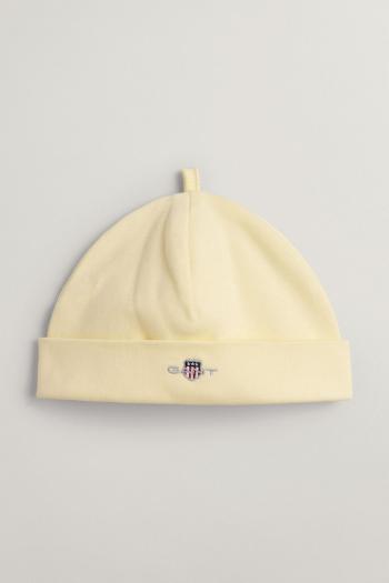 ČEPICE GANT SHIELD BEANIE VANILLA YELLOW