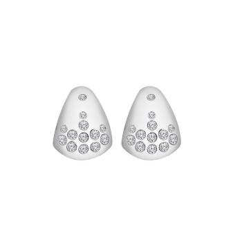Hot Diamonds Designové stříbrné náušnice s diamanty a topazy Spritz DE835