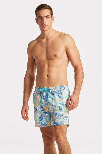 PLAVKY GANT CF TROPICAL PRINT SWIM SHORTS LAGOON