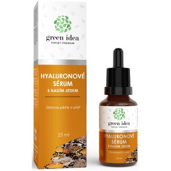 Green Idea Hyaluronové sérum s hadím jedem pleťové sérum pro zralou pleť 25 ml