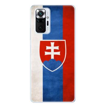 Odolné silikonové pouzdro iSaprio - Slovakia Flag - Xiaomi Redmi Note 10 Pro