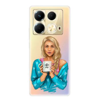 Odolné silikonové pouzdro iSaprio - Coffe Now - Blond - Infinix Note 40