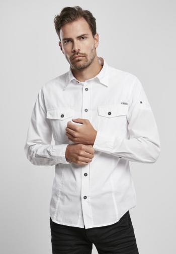 Brandit Slim Worker Shirt white - 3XL