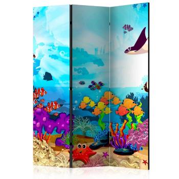 Paraván Underwater Fun Dekorhome 135x172 cm (3-dílný)