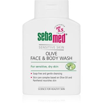 Sebamed Wash Gyengéd tisztító emulzió arcra és testre olívaolajjal 200 ml